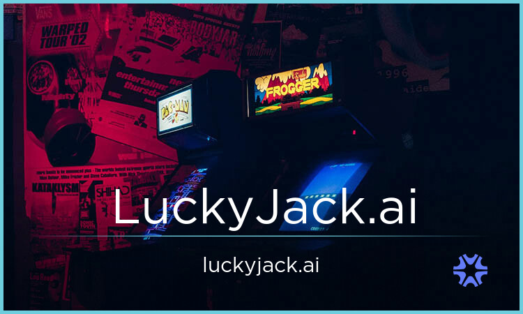 LuckyJack.ai - Creative domains for sale