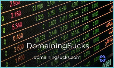 DomainingSucks.com - Creative brandable domain for sale