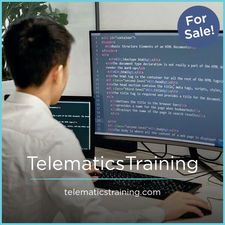 TelematicsTraining.com - Creative brandable domain for sale