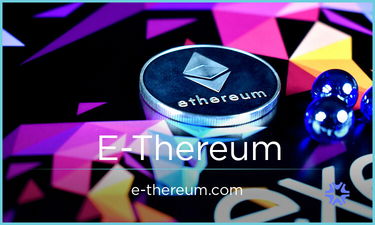 E-Thereum.com - Creative brandable domain for sale
