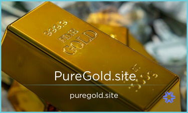 PureGold.site - Creative brandable domain for sale