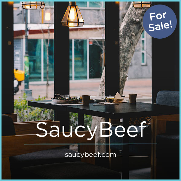 SaucyBeef.com - Creative premium domains
