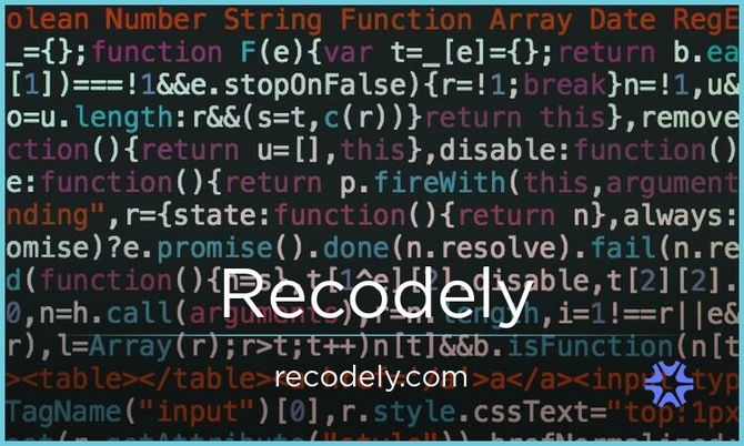 Recodely.com — 2