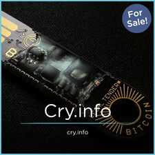Cry.info - Creative brandable domain for sale