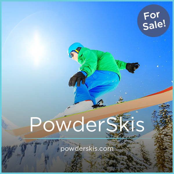 PowderSkis.com - Good premium domains for sale