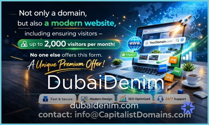 DubaiDenim.com — 2