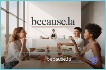 Because.la - Creative brandable domain for sale