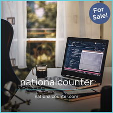 NationalCounter.com - Creative brandable domain for sale