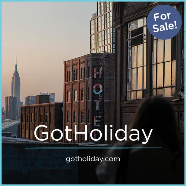 GotHoliday.com - Cool premium domain names for sale