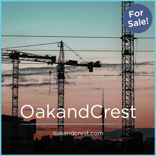 OakandCrest.com - Unique premium domain names for sale