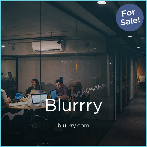 Blurrry.com - buy Unique premium domains