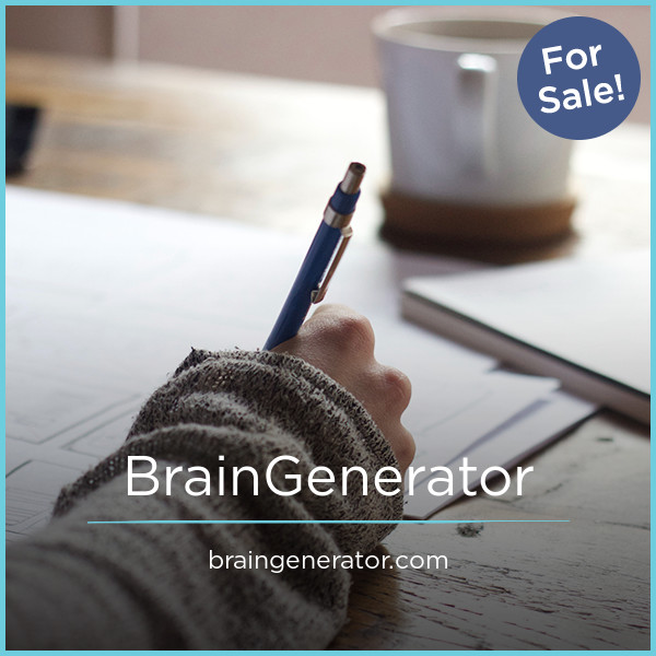BrainGenerator.com - Creative premium domains for sale