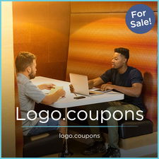 Logo.Coupons - Creative brandable domain for sale