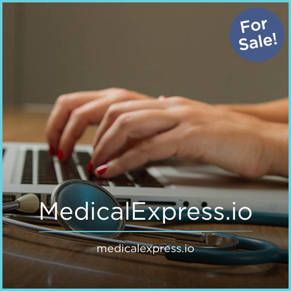 MedicalExpress.io - Cool domains for sale