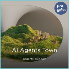 AIAgentstown.com - Creative brandable domain for sale