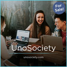 UnoSociety.com - Creative brandable domain for sale