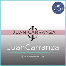 JuanCarranza.com - Creative brandable domain for sale