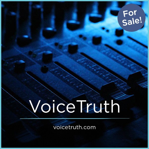 VoiceTruth.com - Cool premium domain names for sale