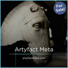 ArtyFactMeta.com - Creative brandable domain for sale