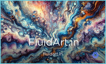 FluidArt.in - Creative brandable domain for sale