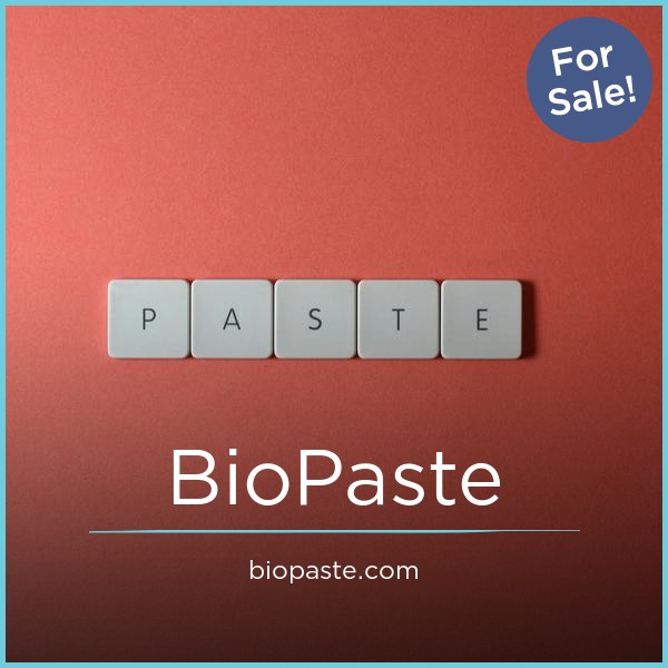 BioPaste.com - Best premium domain names