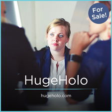 HugeHolo.com - Creative brandable domain for sale