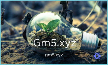 Gm5.xyz - Creative brandable domain for sale