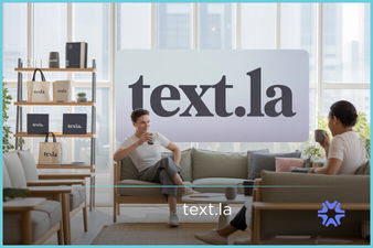 text.la - Creative brandable domain for sale