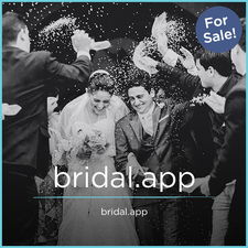Bridal.app - Creative brandable domain for sale