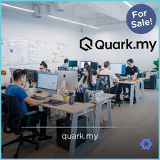Quark.my - Creative brandable domain for sale
