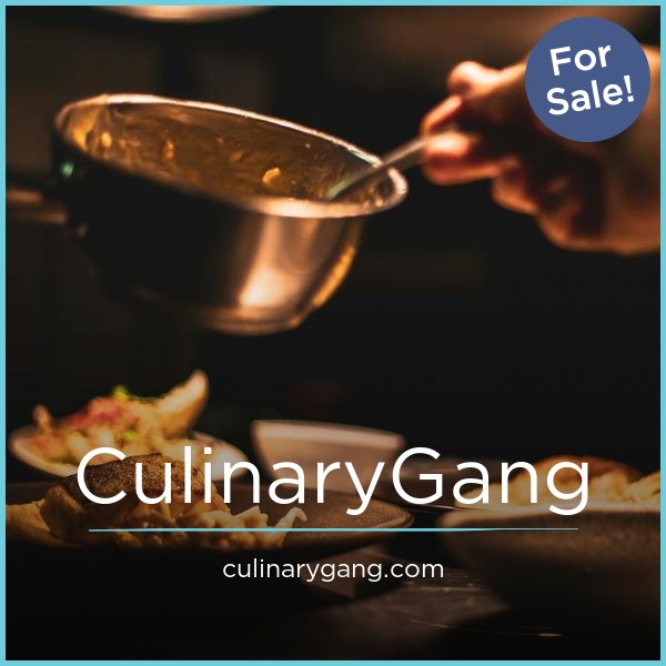 CulinaryGang.com - Catchy premium domain marketplace