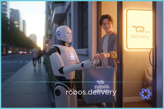 Robos.delivery - Creative brandable domain for sale