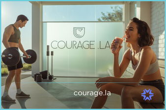 Courage.la - Creative brandable domain for sale