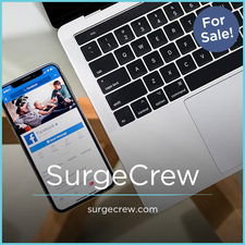 SurgeCrew.com - Unique premium domain marketplace