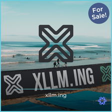 xLLM.ing - Creative brandable domain for sale