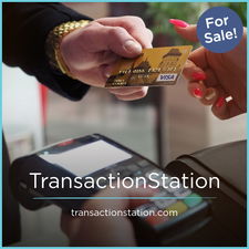 TransactionStation.com - Creative brandable domain for sale