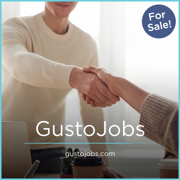 GustoJobs.com - Cool premium domain names