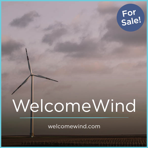 WelcomeWind.com - buy Cool premium domains