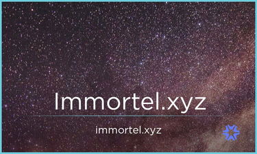 Immortel.xyz - Creative brandable domain for sale