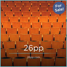 26pp.com - Creative brandable domain for sale