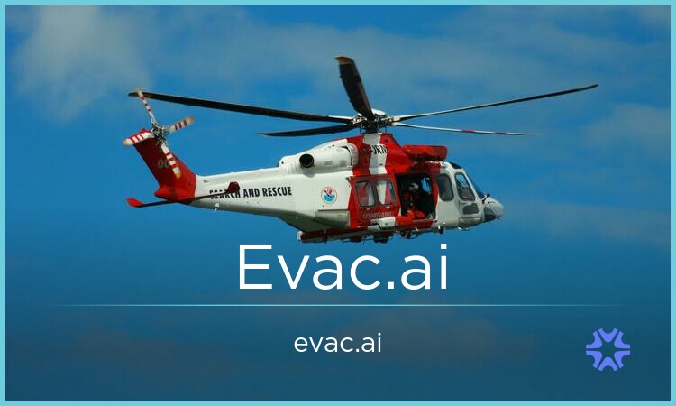 Evac.ai - Catchy domains for sale