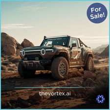 Thevortex.ai - Creative brandable domain for sale