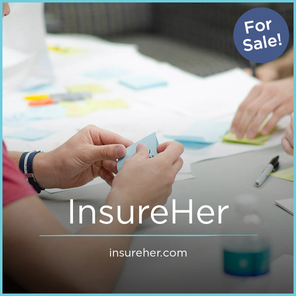 InsureHer.com - Creative premium domains