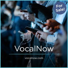 VocalNow.com - Unique domains for sale