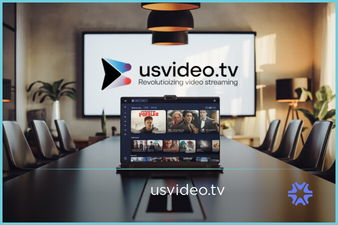 USVideo.tv - Creative brandable domain for sale