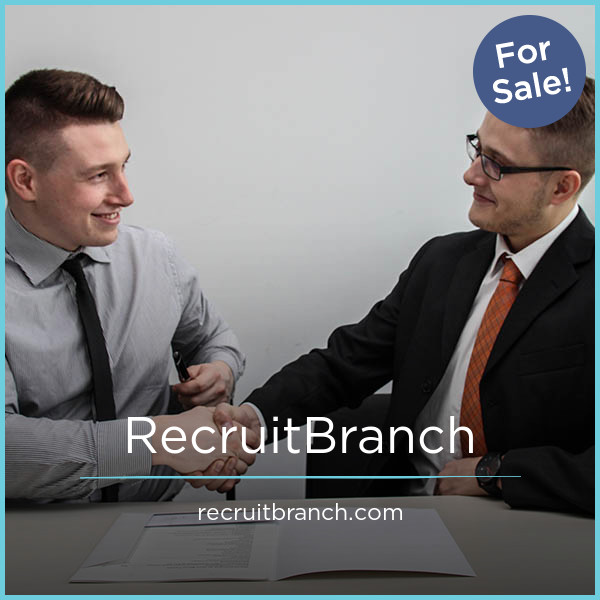 RecruitBranch.com - New domains for sale
