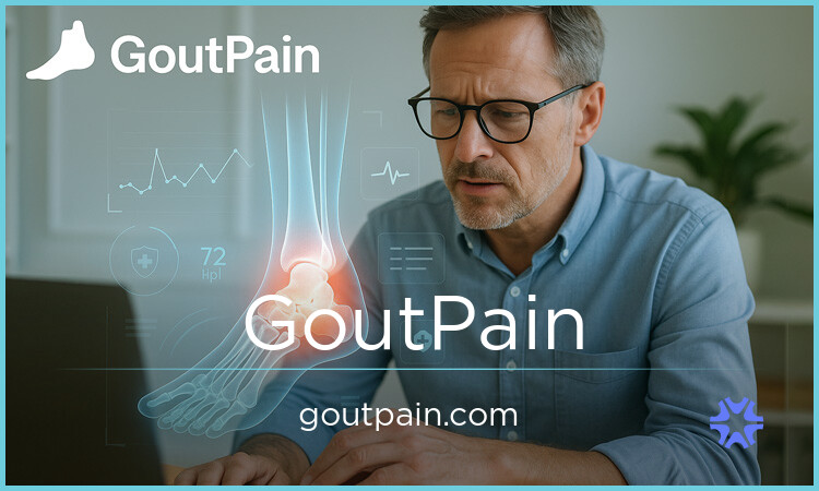 GoutPain.com - buy Cool premium domains