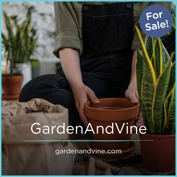 GardenAndVine.com - Catchy premium domains