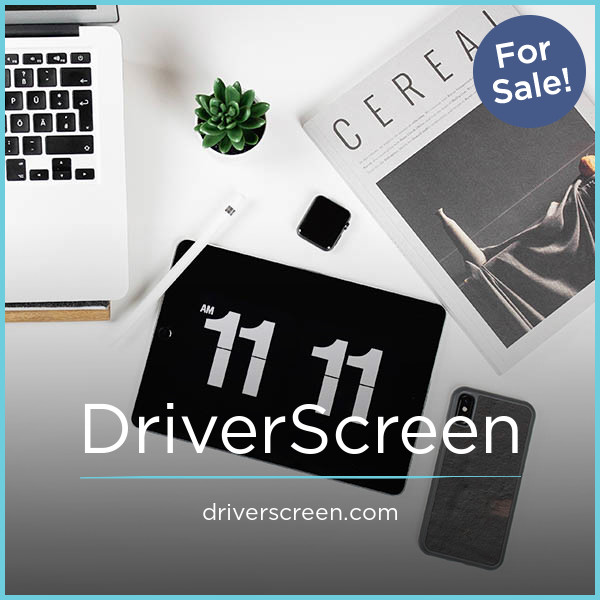 DriverScreen.com - Cool premium domain marketplace
