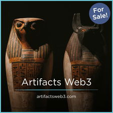 ArtifactsWeb3.com - Creative brandable domain for sale